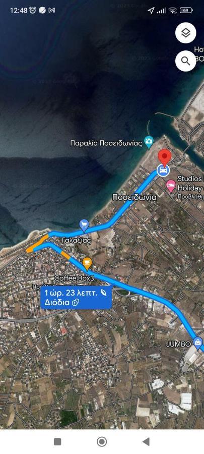Studio Poseidonia Apartment 75Sqm Corinth Canal Exterior foto